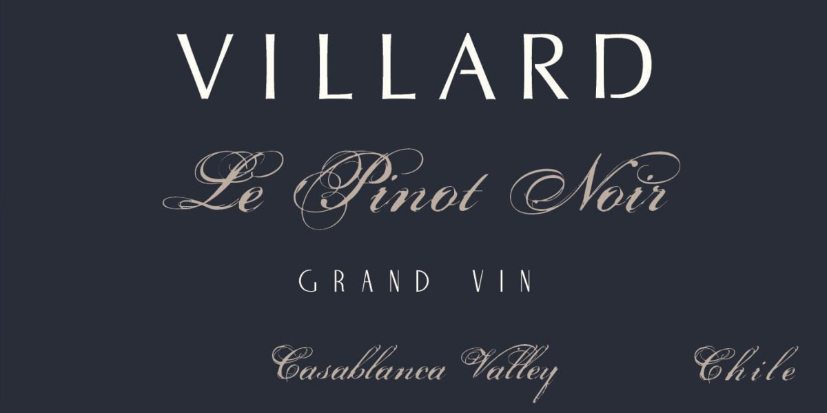Villard Estate Grand Vin Le Pinot Noir 2014 Front Label