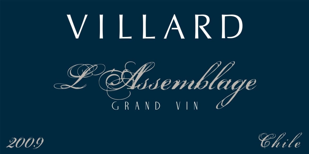Villard Estate L'assemblage Grand Vin 2009 Front Label