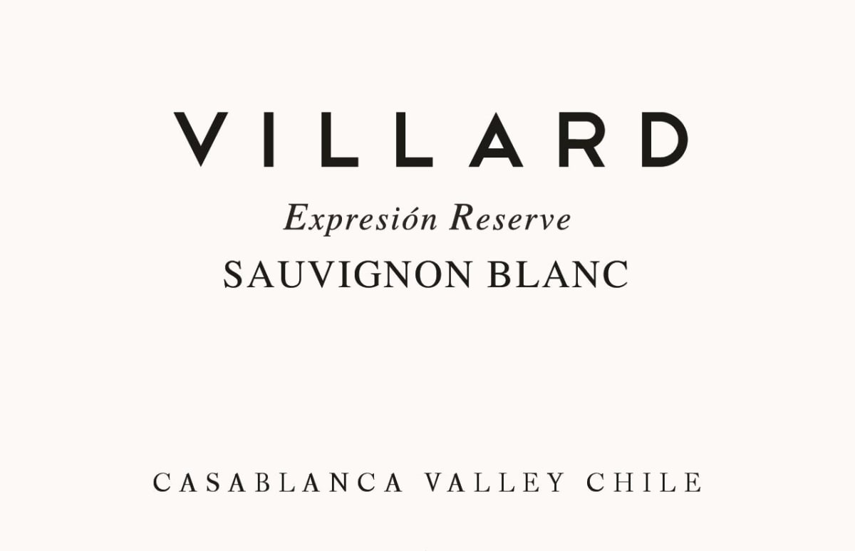 Villard Estate Expresion Reserve Sauvignon Blanc 2015 Front Label