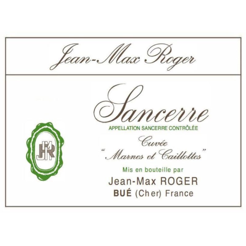 Jean Max Roger Sancerre Marnes et Caillottes 2016 Front Label