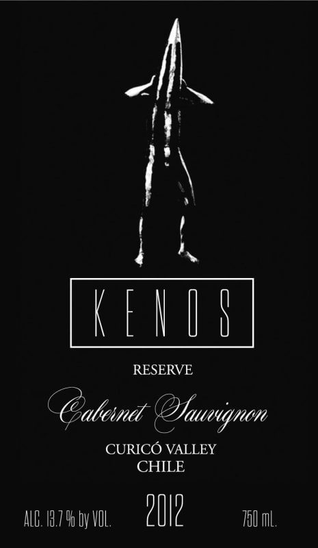 Villasenor Wines Kenos Reserva Cabernet Sauvignon 2012 Front Label