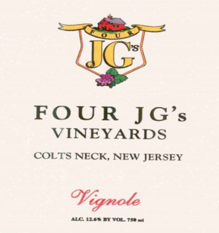Four JG's Vineyards Vignole 2014 Front Label