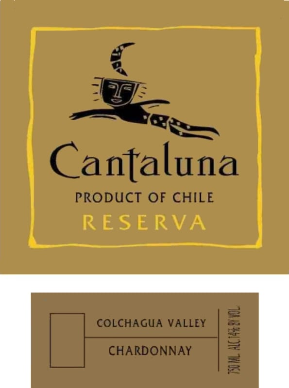 Vina Cantaluna S.A. Reserva Chardonnay 2008 Front Label