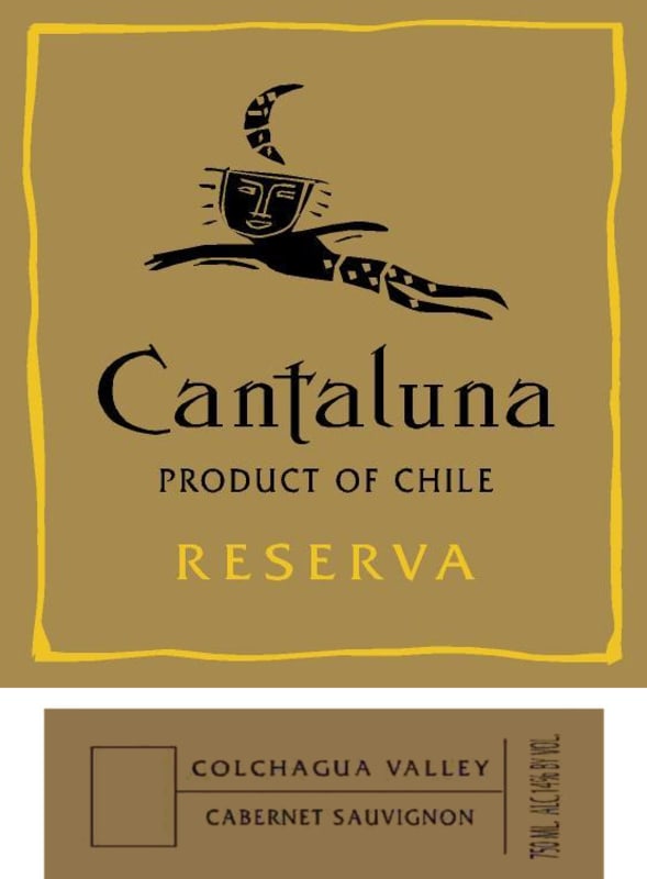 Vina Cantaluna S.A. Reserva Cabernet Sauvignon 2010 Front Label