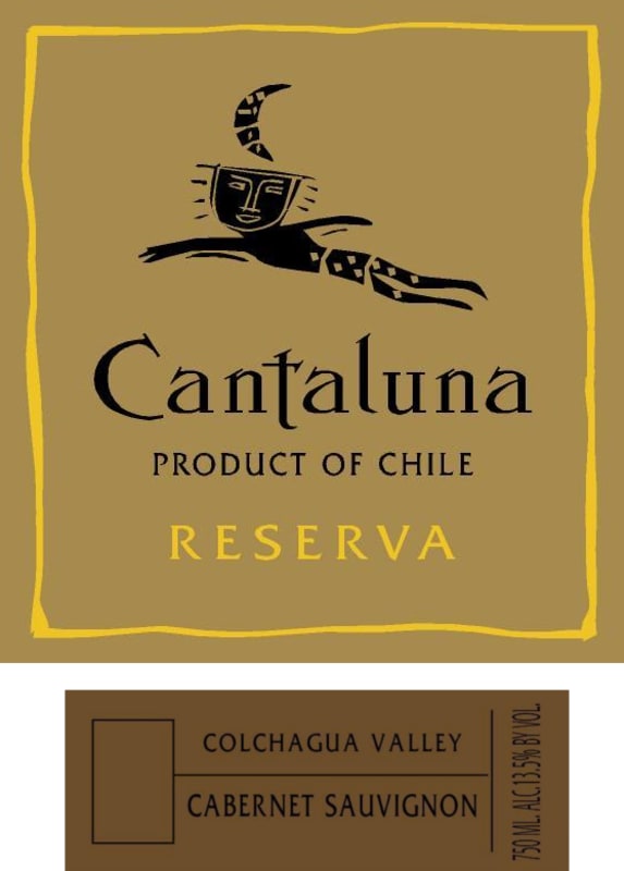 Vina Cantaluna S.A. Reserva Cabernet Sauvignon 2006 Front Label