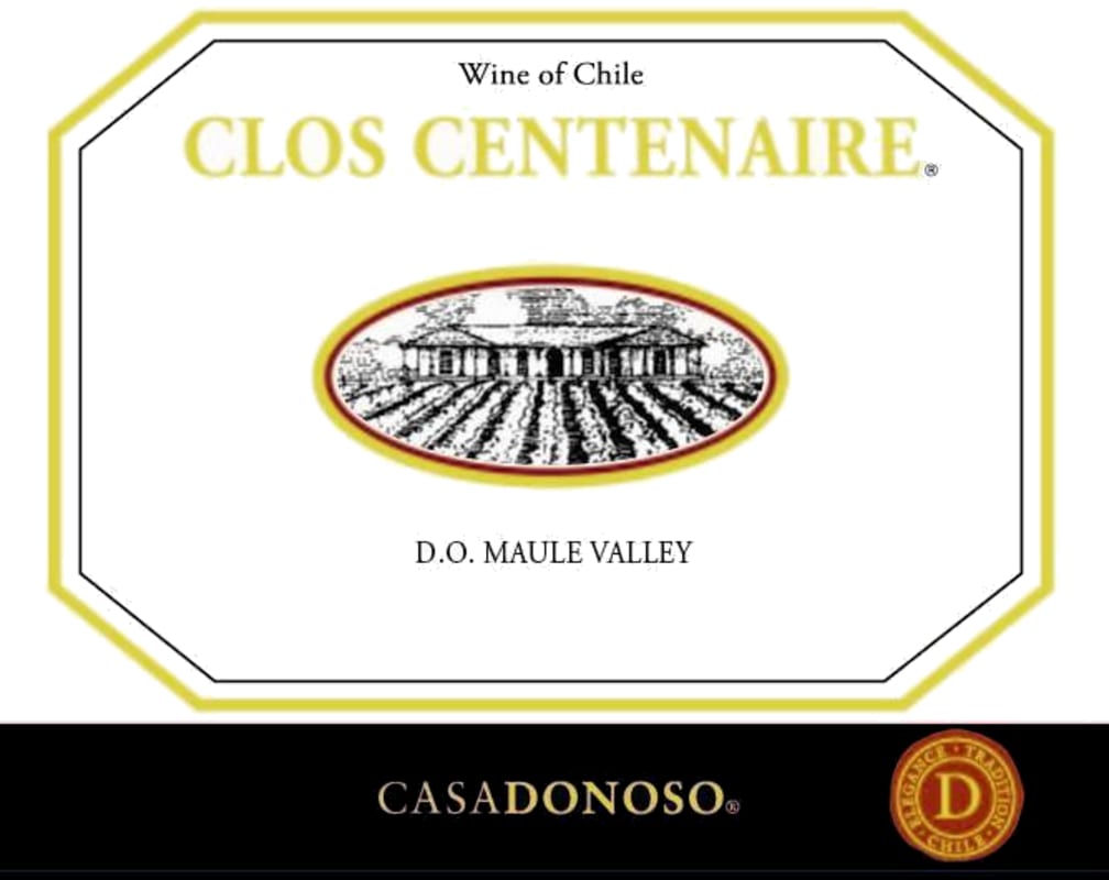 Vina Casa Donoso Clos Centenaire 2011 Front Label