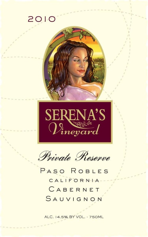Four Sisters Ranch Serenas Private Reserve Cabernet Sauvignon 2010 Front Label