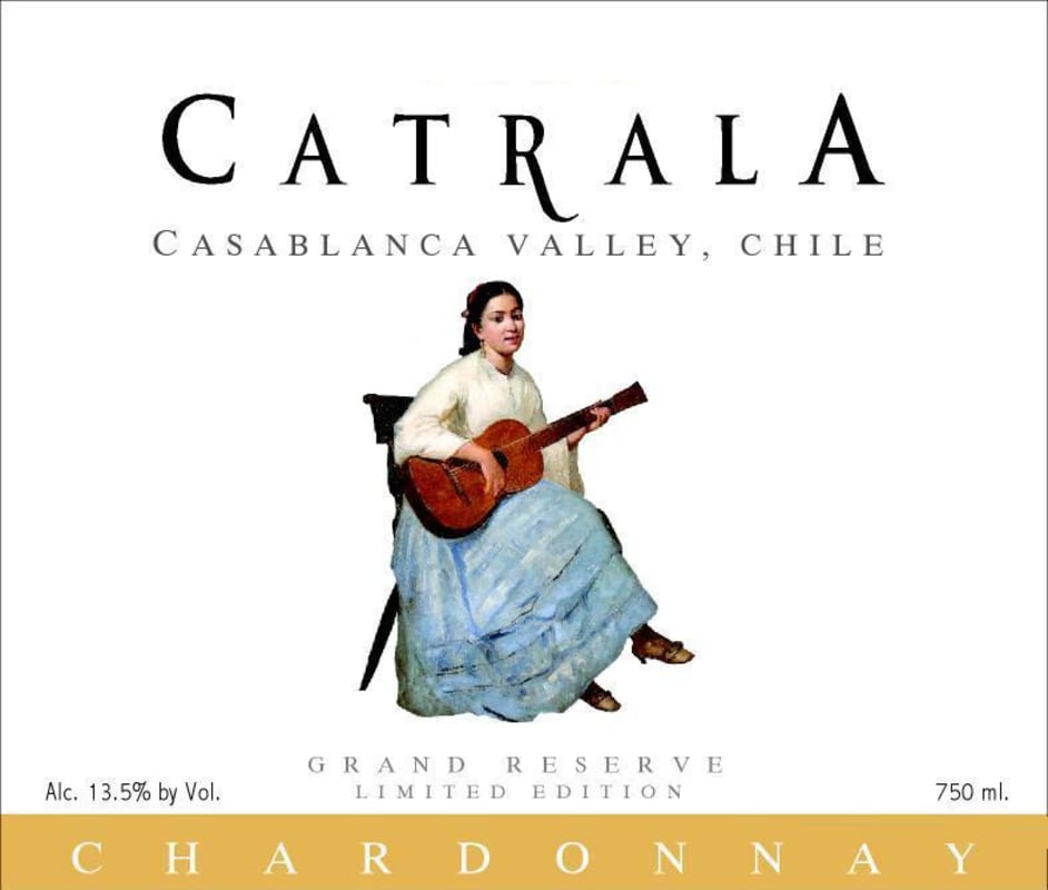 Vina Catrala Limited Edition Grand Reserve Chardonnay 2007 Front Label