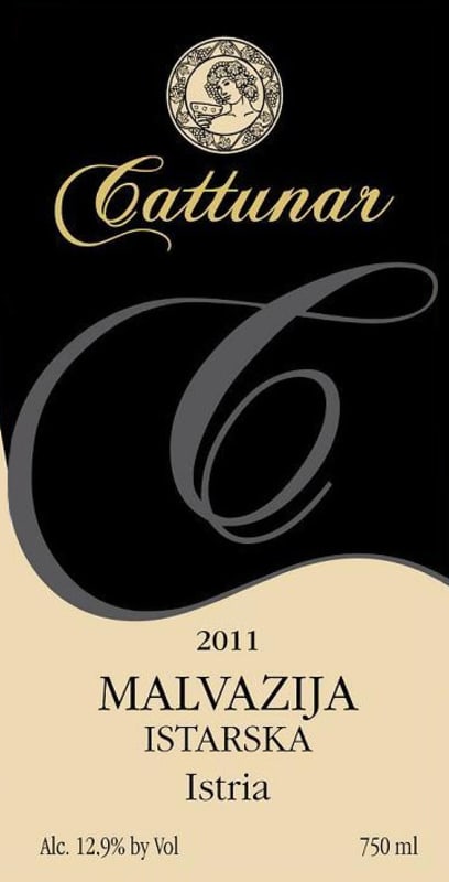 Vina Cattunar Istarska Malvazija 2011 Front Label