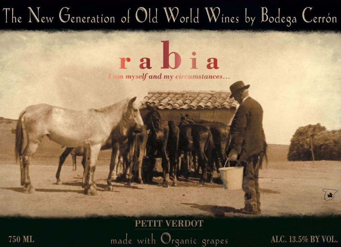 Vina Cerron Rabia Vino de la Tierra 2011 Front Label