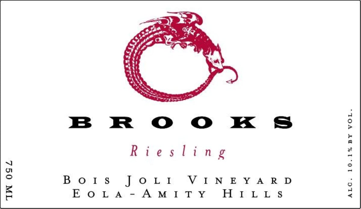 Brooks Bois Joli Riesling 2014 Front Label
