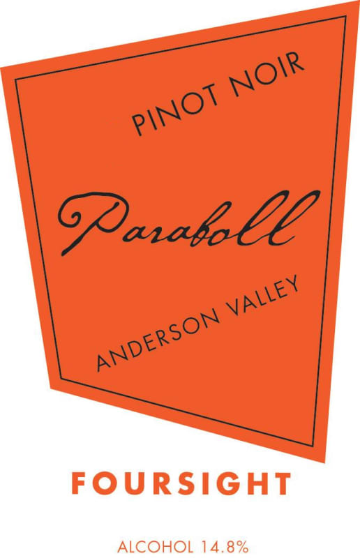 Foursight Wines Paraboll Pinot Noir 2014 Front Label