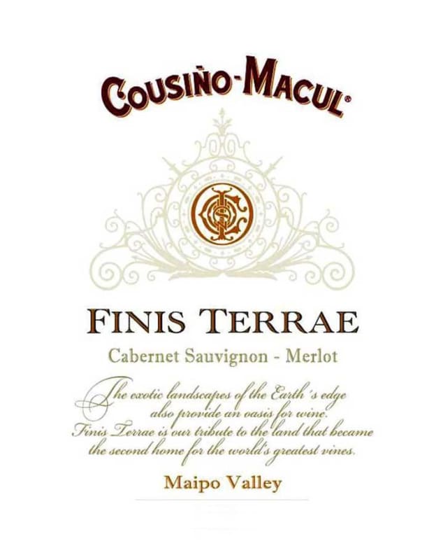 Vina Cousino-Macul Finis Terrae Cabernet Sauvignon-Merlot 2008 Front Label