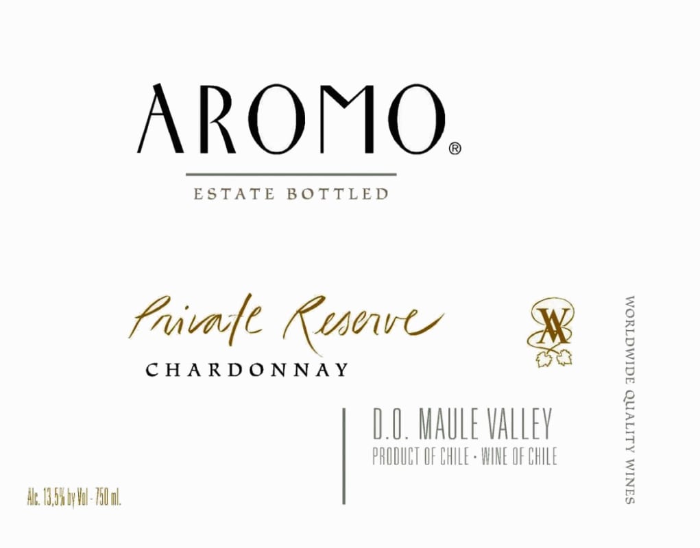 Vina el Aromo Private Reserve Chardonnay 2015 Front Label
