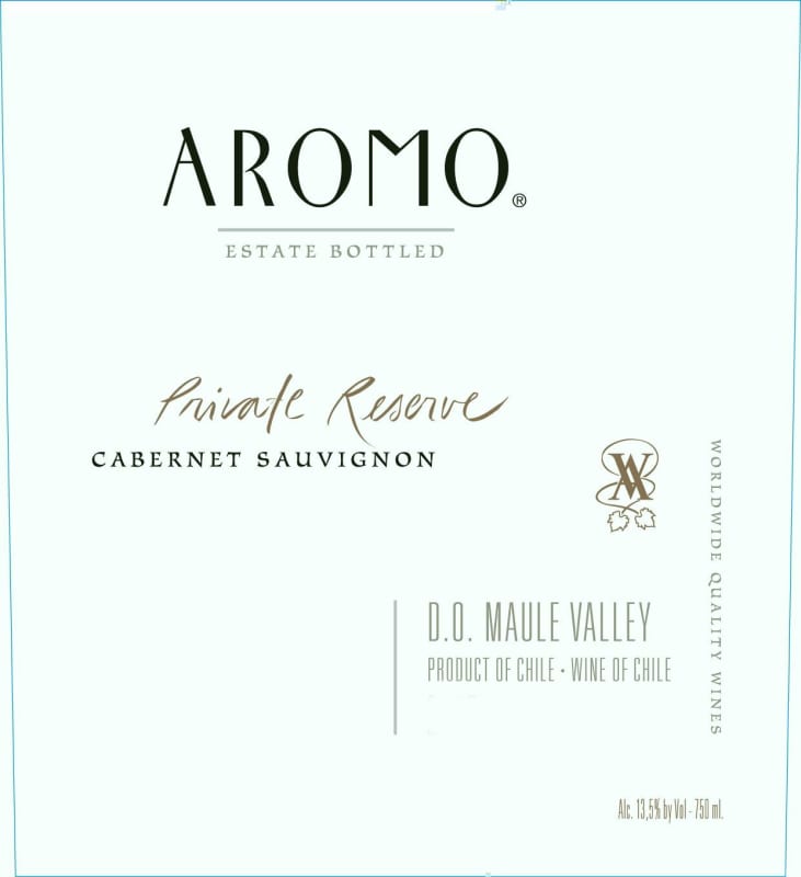 Vina el Aromo Private Reserve Cabernet Sauvignon 2008 Front Label