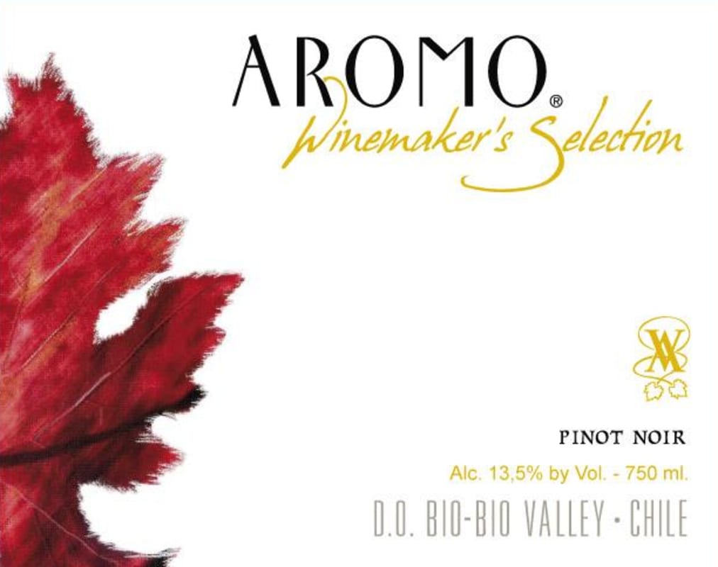Vina el Aromo Bio Bio Valley Winemaker's Selection Pinot Noir 2013 Front Label