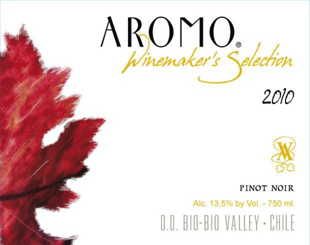 Vina el Aromo Winemaker's Selection Pinot Noir 2010 Front Label