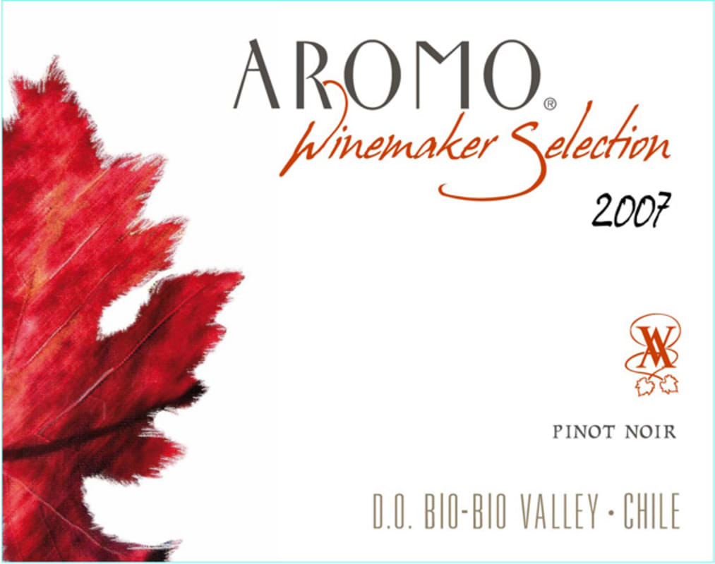 Vina el Aromo Winemaker's Selection Pinot Noir 2007 Front Label