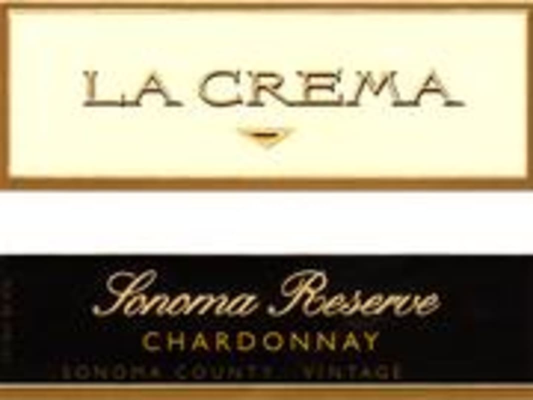 La Crema Reserve Chardonnay 1996 Front Label