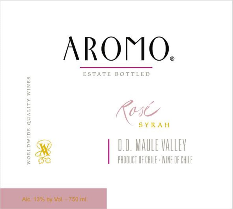 Vina el Aromo Syrah Rose 2014 Front Label