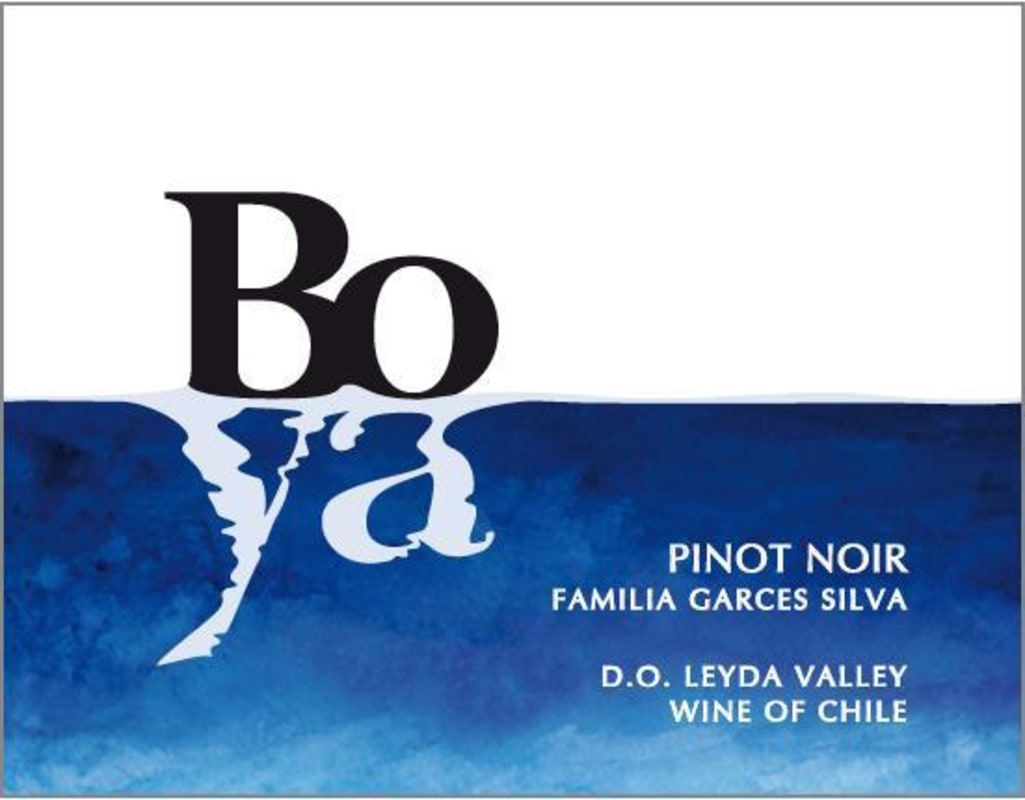 Vina Garces Silva Boya Pinot Noir 2014 Front Label