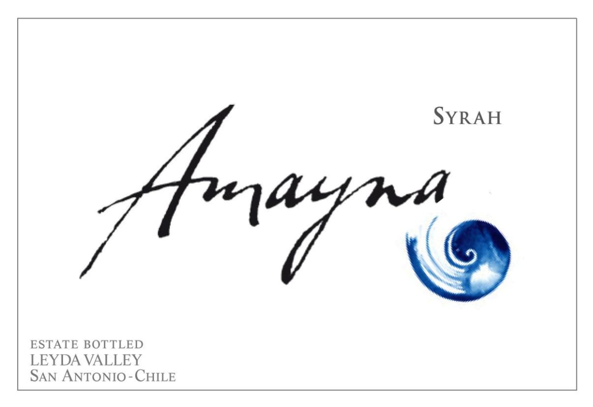 Vina Garces Silva Amayna Syrah 2013 Front Label