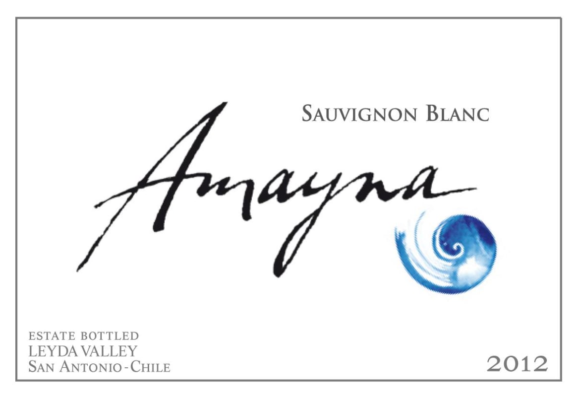 Vina Garces Silva Amayna Sauvignon Blanc 2012 Front Label