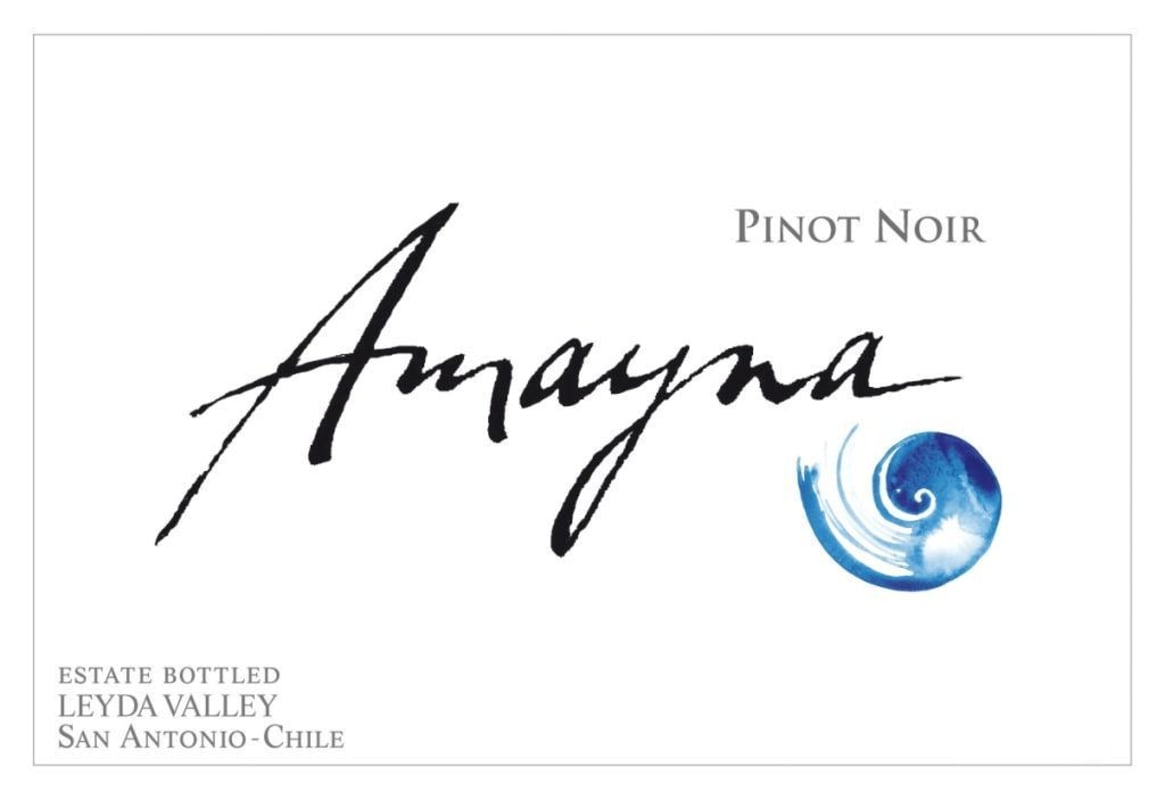 Vina Garces Silva Amayna Pinot Noir 2012 Front Label