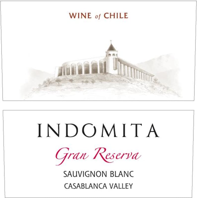 Vina Indomita Gran Reserva Sauvignon Blanc 2013 Front Label