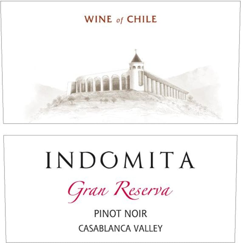 Vina Indomita Casablanca Valley Gran Reserva Pinot Noir 2014 Front Label