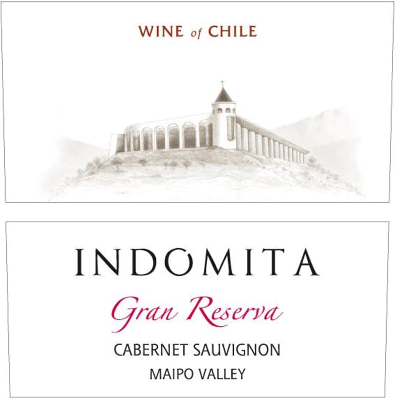Vina Indomita Gran Reserva Cabernet Sauvignon 2013 Front Label