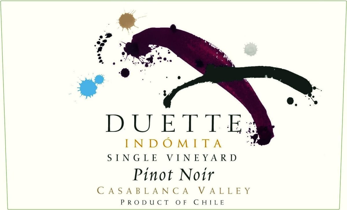 Vina Indomita Duette Pinot Noir 2014 Front Label