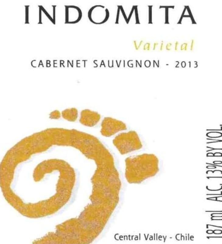 Vina Indomita Cabernet Sauvignon 2013 Front Label