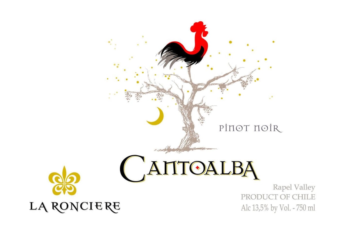 Vina La Ronciere Cantoalba Pinot Noir 2014 Front Label