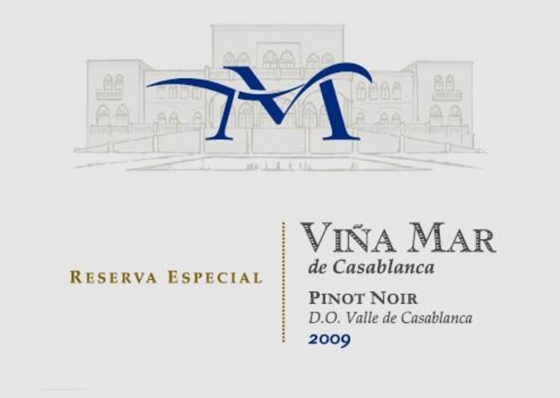 Vina Mar Reserva Especial Pinot Noir 2009 Front Label