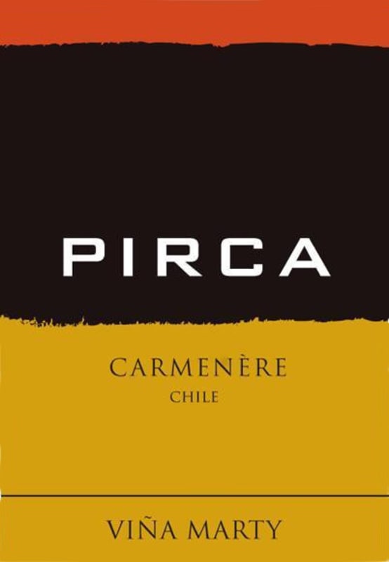 Vina Marty Pirca Carmenere 2011 Front Label