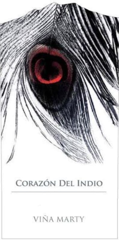 Vina Marty Corazon del Indio 2011 Front Label