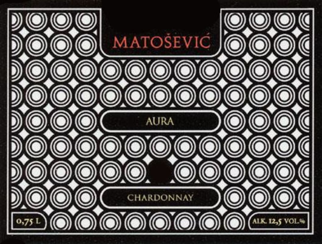 Vina Matosevic Aura Chardonnay 2014 Front Label