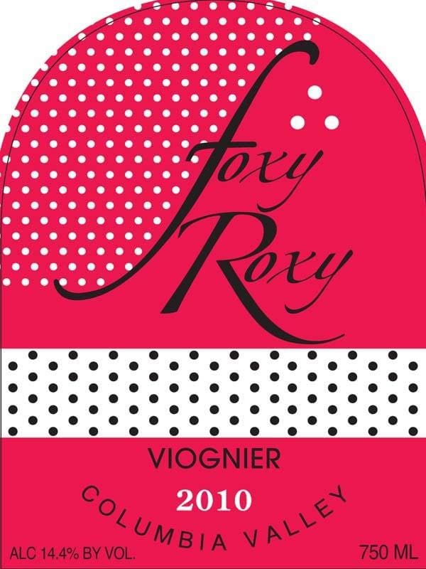 Foxy Roxy Wines Viognier 2010 Front Label
