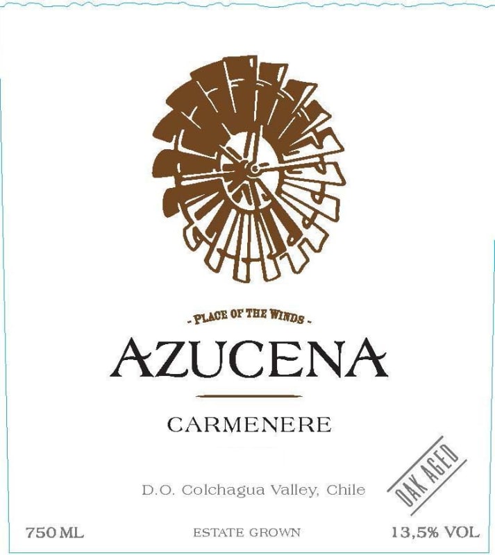 Vina Penablanca Azucena Carmenere 2013 Front Label