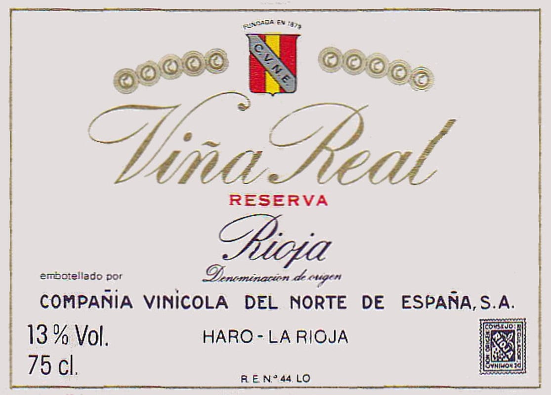 Vina Real Reserva 2011 Front Label