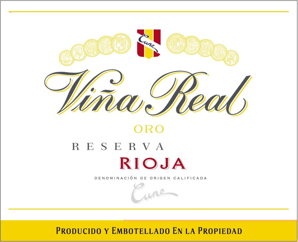 Vina Real Oro Reserva 2008 Front Label