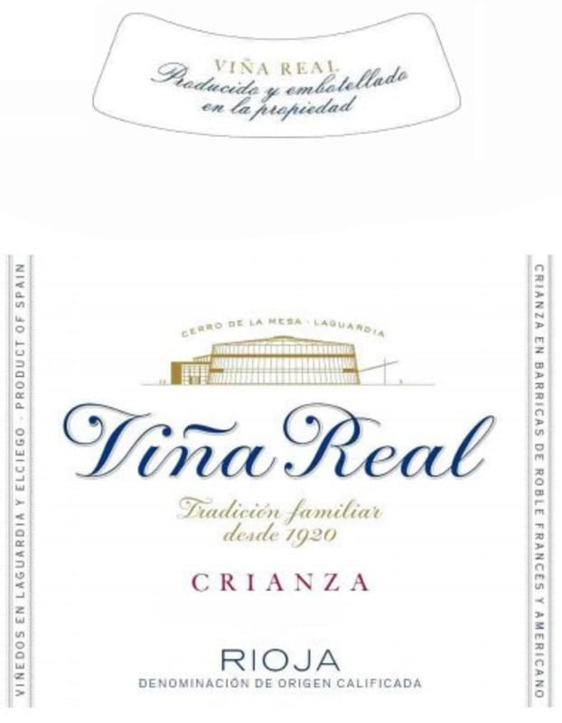 Vina Real Crianza 2011 Front Label
