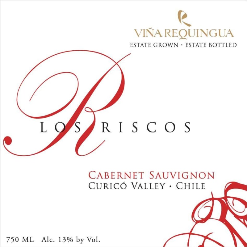 Vina Requingua Winery Los Riscos Cabernet Sauvignon 2014 Front Label