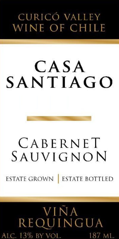 Vina Requingua Winery Casa Santiago Cabernet Sauvignon 2014 Front Label