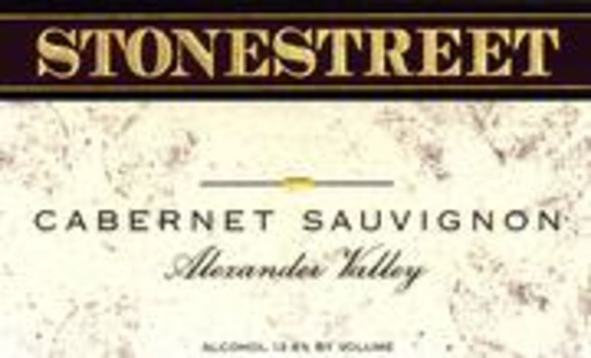 Stonestreet Alexander Valley Cabernet Sauvignon 1996 Front Label