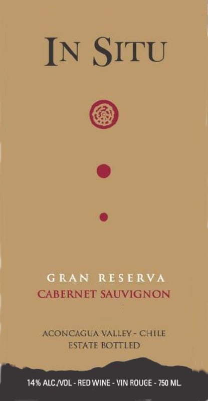 Vina San Esteban In Situ Gran Reserva Cabernet Sauvignon 2013 Front Label