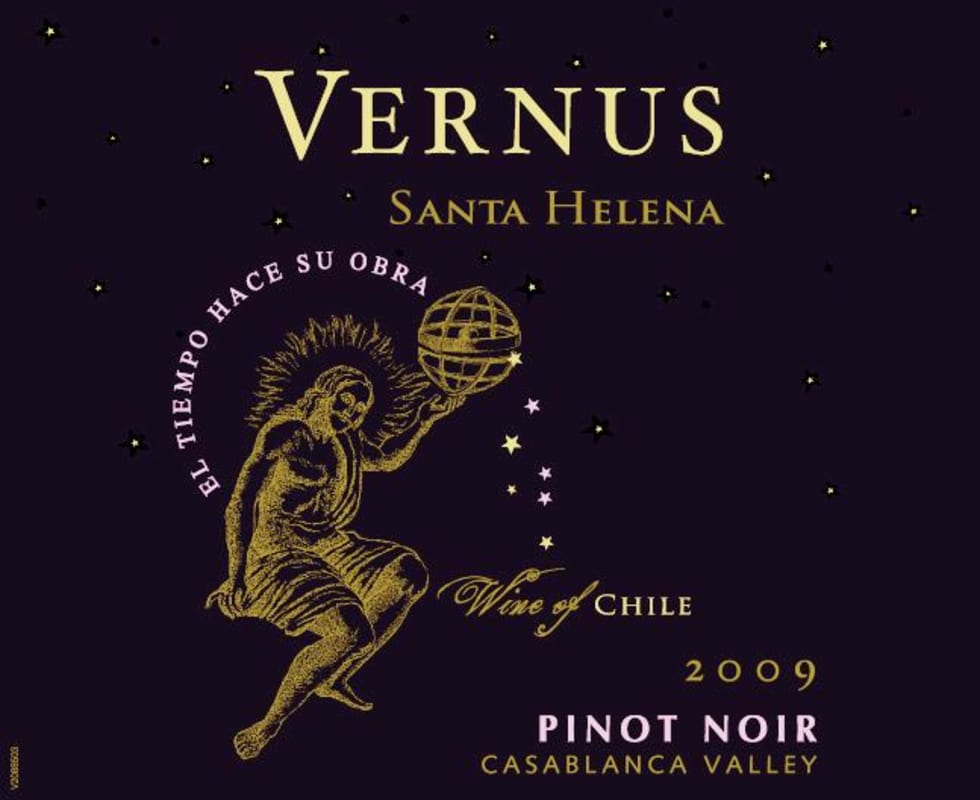 Vina Santa Helena Vernus Pinot Noir 2009 Front Label