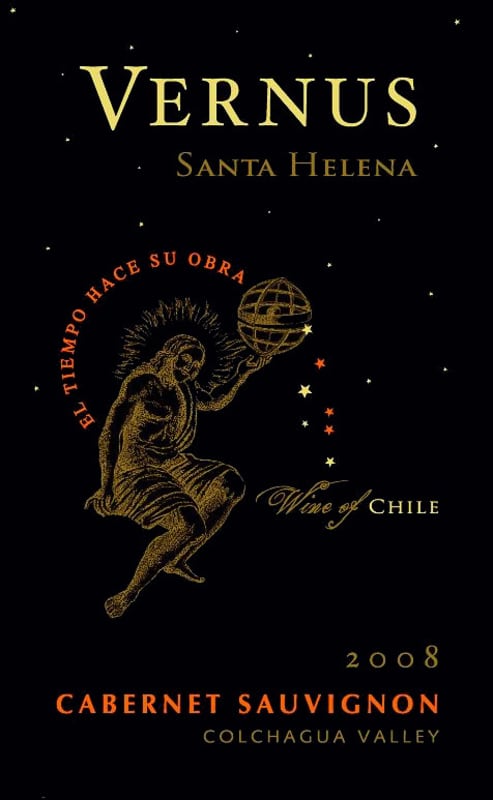 Vina Santa Helena Vernus Cabernet Sauvignon 2008 Front Label