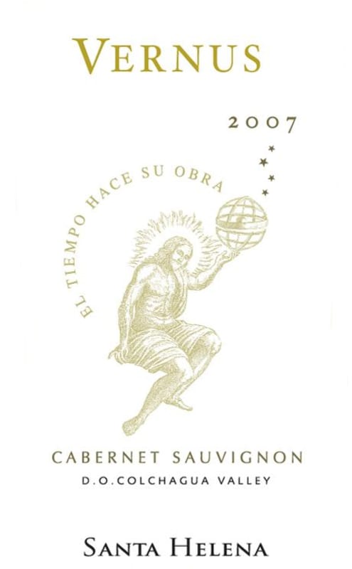 Vina Santa Helena Vernus Cabernet Sauvignon 2007 Front Label